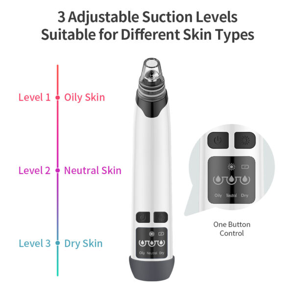 Blackhead Remover Electric Facial Cleansing Pore Vacuum Cleaner Ance Remover Pimple Face Cleaner Skin Scrubber Black Head Vacuum - Image 5