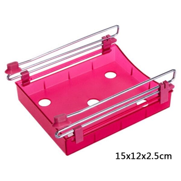 Hanging Plastic Refrigerator Clapboard Storage Rack Kitchen Supplies - Image 7